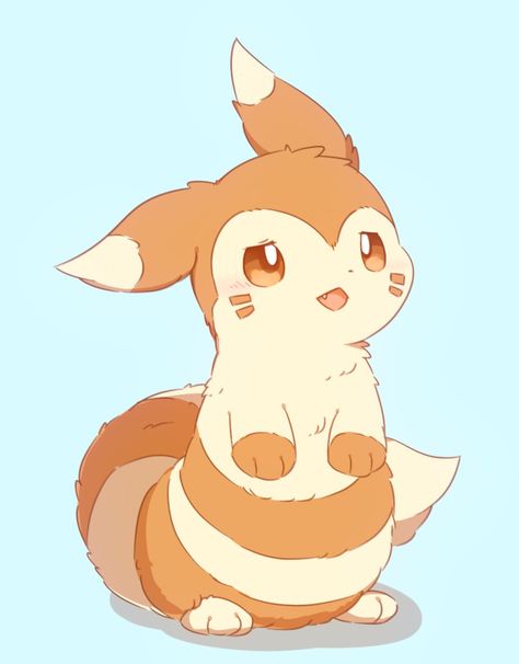 Furret Pokemon Art, Furret Pokemon, Dog Pokemon, Pokemon Cute, Pokémon Black And White, Pokemon Tattoo, Pokemon Oc, Cute Pokemon Pictures, Black Pokemon