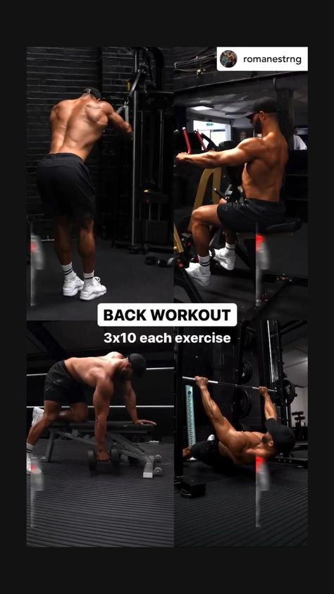 💪 Ready to level up? Tap the link for more! 😋🤭 Workout For Strength, Back Workout Bodybuilding, Back Workout Men, Toned Back, Back Workout Routine, Back Day Workout, Gym Workout Guide, Workout Program Gym, Best Gym Workout