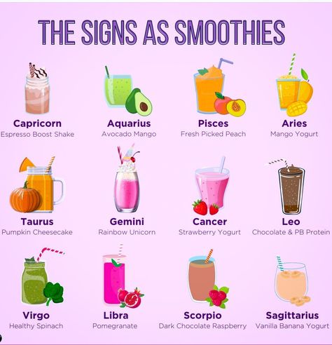 Zodiac Signs As Alcoholic Drinks, Zodiac Signs Food, Zodiac Drink Starbucks, Zodiac Signs As Drinks, Zodiac Drinks, Zodiac Food, Fruits Plants, Moon Sign Astrology, Drink Board