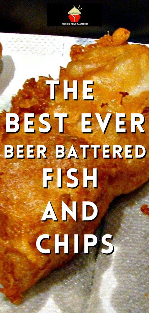 Fish And Chips Batter, Beer Battered Fish And Chips, Battered Fish And Chips, Beer Battered Fish Recipes, Fish And Chips Recipe, Battered Cod, Fish Batter Recipe, Fish N Chips Recipe, Chip Recipe