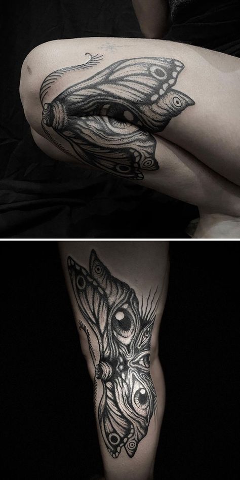 Open Skin Tattoo, Moving Tattoo Ideas, Moving On Tattoos, Petit Tattoo, Insect Tattoo, Bug Tattoo, Scary Tattoos, Elbow Tattoos, Tattoos Geometric