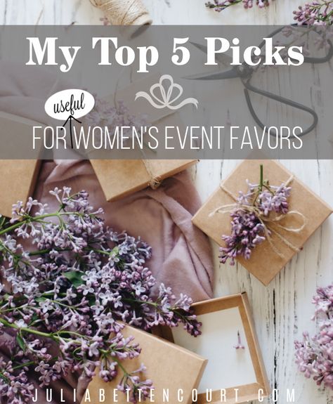 Top Picks for Women's Event Favors Womens Retreat Favors, Christian Party Favors, Womens Retreat Gifts, Julia Bettencourt, Women Party Ideas, Retreat Themes, Womens Ministry Events, Ministry Gifts, Ladies Event