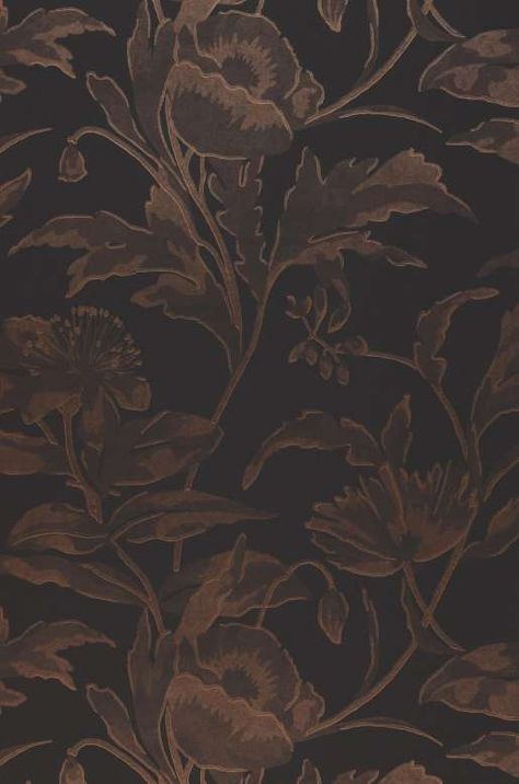 Classic wallpaper | Historical patterns of important style epochs | Wallpaper from the 70s Wallpaper Inspo Bedroom, Rooms With Wallpaper Accent Wall, Dark Boho Wallpaper, Vintage Room Wallpaper, Dark Elegant Wallpaper, Brown Wallpaper Aesthetic Vintage, Grey Brown Wallpaper, Brown Vintage Wallpaper, Vintage Wallpaper Lockscreen