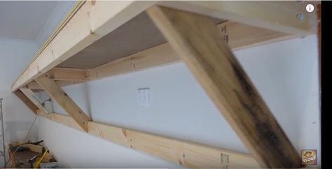 Self Supporting Shelves | Heavy Duty for Garage / Shed / Workshop Shed Shelves, Workshop Shelves, Garage Organization Shelves, Garage Wall Shelving, Shed Workshop, Shelves Garage, Garage Wall Storage, Plan Garage, Organization Shelves