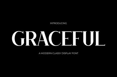 Graceful - Classic Elegance Serif Font Get it now!! #font #fonts #fontdesign #fontdesigns #bestfont #fontblod #handmade #handwriting #handwritten #fontfancy #fontcool #fontdecorative #fontding-bats #fontgraffiti #fontscript #fonthandwriting #fontsans-serif #fontserif #designgrapchic #premiumdesign #graphicriver #envato #envatomarket #envatoelements #creativemarket #freepik #dafont #befont #myfont #behance #shutterstock #dribbble 1001 Fonts, Aesthetic Fonts, Best Free Fonts, Handwriting Fonts, Envato Elements, Download Fonts, Serif Font, Serif Fonts, Free Fonts