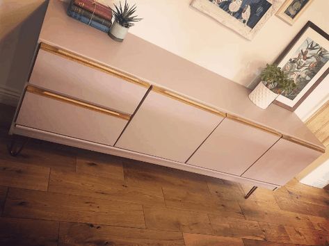 Upcycled Furniture - Upcycled Furniture Ideas - The Upcycle Company G Plan Upcycled, Shabby Chic Drawers, Furniture Portfolio, Mdf Furniture, Tv Cupboard, White Worktop, Small Chest Of Drawers, Vintage Chest Of Drawers, G Plan