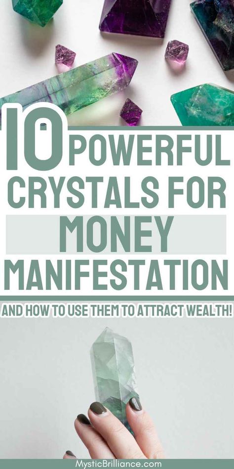 Supercharge your money manifestation rituals with our selection of the best crystals for money manifestation! Dive into the energies of crystals like jade, tiger's eye, and clear quartz, designed to amplify your intentions and draw abundance into your life. Whether you're manifesting wealth or financial stability, these money crystals serve as powerful allies on your journey. Elevate your prosperity consciousness and invite the magic of these crystals into your money manifestation practices. Crystals Manifesting, Crystals For Money, Crystals For Wealth, Wealth Corner, Saving Methods, Manifestation Spells, Crystal Healing Chart, Powerful Crystals, Classy Lifestyle