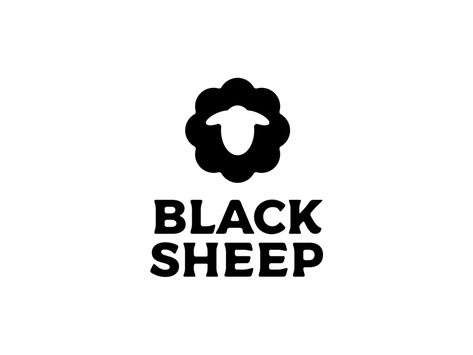 Sheep Logo Design, Black Sheep Logo, Top Logo Design, Sheep Logo, Logo Design Examples, Effective Branding, Best Branding, The Black Sheep, Logo Redesign