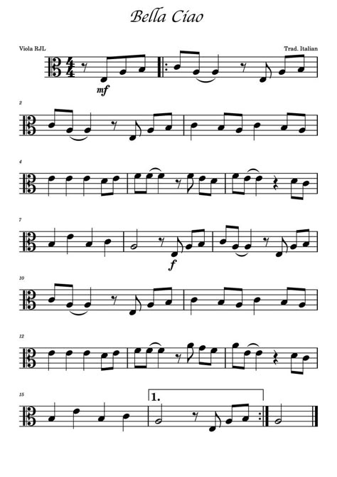 Alto Clef Sheet Music Viola, Violin Music Sheets, Free Flute Sheet Music, Violin Music Songs, Violin Notes, Free Violin Sheet Music, Viola Music, Piano Songs Sheet Music, Trombone Sheet Music