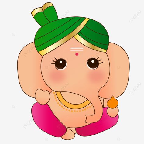 Ganesh Drawing Simple With Colour, Ganesh Chaturthi Drawing For Kids, Happy Ganesh Chaturthi Drawing, Ganesha Chaturthi Drawing, Ganpati Illustration Art, Ganesh Digital Art, Ganesh Chaturthi Cartoon, Ganesh Ji Rangoli Designs Diwali, Cute Ganesha Drawing For Kids