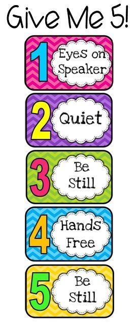 free printable signs: Printable Classroom Rules, Poster Free Printable, Management Poster, Classroom Rules Printable, Teaching Classroom Management, Kids Room Poster, Give Me 5, Classroom Procedures, Give Me Five