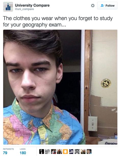 Cheating the system: | 23 Pictures Anyone Who Has Ever Taken An Exam Will Get Geography Test, Exams Memes, Ap Human Geography, Exams Funny, Human Geography, Humor Videos, Funny Posts, Funny Cute, Funny Photos