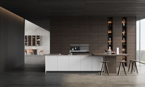 catalog image (render) - Poliform, Minotti and etc :: Behance Poliform Kitchen, Artist Interior, 3d Visualization, 3d Artist, Furniture Manufacturers, New Furniture, Luxury Furniture, Interior Designers, Design Studio