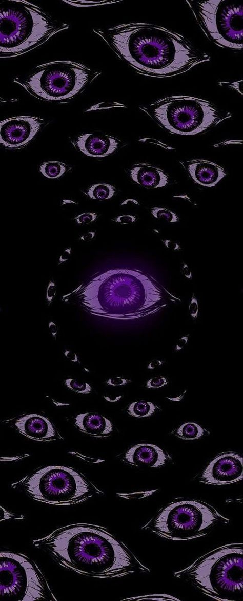 Voidpunk Wallpaper, Purple Demon Wallpaper, I Dont Feel Real Drawing, Purple Eyes Wallpaper, Hysteria Aesthetic, Cybergoth Wallpaper, Dark Purple Eyes, Dark Purple Aesthetic Wallpaper, Dark Trippy