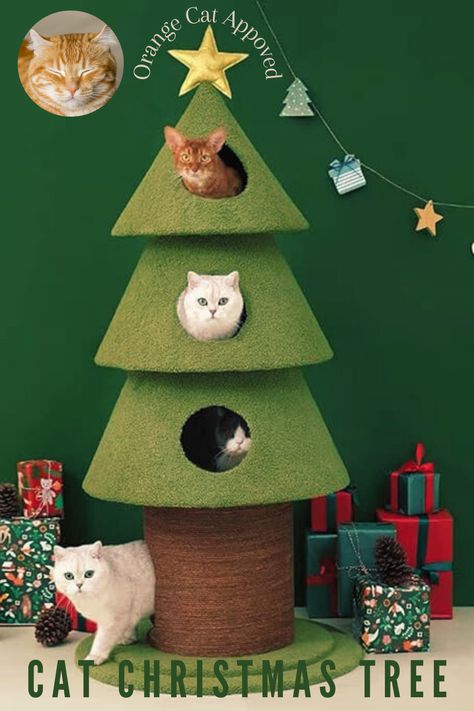 Beautiful Cat Tree, Scratch Post and Christmas Decoration Sturdy and Reusable, easy to install, multiple cats, christmas gifts, orange cat, home cat, cat lover, cat furniture decoration, green, christmas Cat Tree Tower 140cm christmas tree Cat Scratching Post with 4 Condos and Plush Perches, Multi-Level Cat Play House, Easy Assembled for Kittens, Large Cats, Green Christmas Cat Scratcher, Cat Tree Christmas Tree, Christmas Tree Alternative Cat, Diy Cat Christmas Tree, Christmas Tree For Cats, Cat Safe Christmas Tree, Cat Friendly Christmas Tree, Cat Play House, Cat Proof Christmas Tree