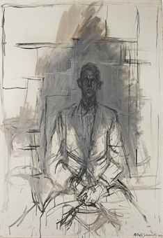 James Lord, Alberto Giacometti, $ 20,8 million Giacometti Paintings, Alberto Giacometti, Gcse Art, Ernest Hemingway, A Level Art, Museum Of Modern Art, Art Moderne, Art Market, Figure Painting