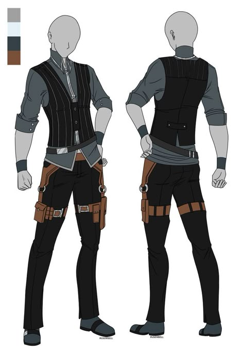 Cool Villain Outfits Male, Villain Outfits Male Drawing, Steampunk Outfit Drawing Male, Character Outfit Ideas Male Casual, Warrior Clothes Drawing Male, Villain Costume Design Male, Fanasty Outfits Male, Adventure Clothes Drawing Male, Male Supervillain Outfit