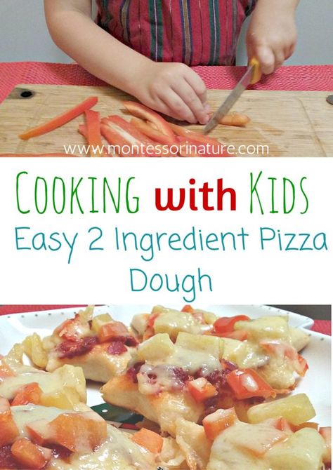 Process Art For Preschoolers, 2 Ingredient Pizza, Art For Preschoolers, 2 Ingredient Pizza Dough, Cooking With Kids Easy, Cooking With Toddlers, Nature Printables, Kids Foods, Kids Pizza