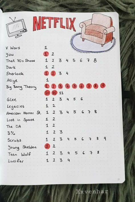 Bullet Journal Films, Bullet Journal Netflix, Netflix Series To Watch, Series To Watch, Bujo Doodles, Bullet Journal 2019, Creating A Bullet Journal, Bullet Planner, Bullet Journal Mood