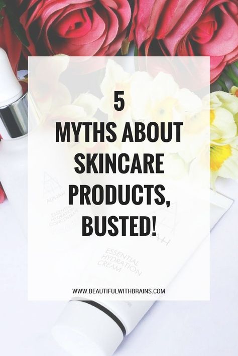 Beauty Myths | Skincare Myths | Skincare Tips | Cosmetics #skincare #skincarehacks #skincareblogger #beautymyths #beautymythbuster Skincare Myths, Beauty Myth, Daily Beauty Tips, About Skincare, Oil Free Makeup, Skincare Blogger, Cosmetics Skincare, Moisturizing Body Wash, Diy Skin Care