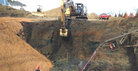 Always follow these steps when preparing a site for excavation and construction! Excavation Construction, Commercial Plumbing, Septic System, Plumbing System, Top Soil, Pre Production, Construction Types, Construction Equipment, Construction Site