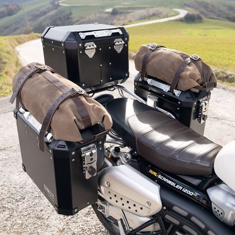 Motor Scrambler, Triumph Street Twin, Moto Scrambler, Triumph Bikes, Cafe Racer Magazine, Bike Room, Triumph Thruxton, Moto Cafe, Motorcycle Luggage