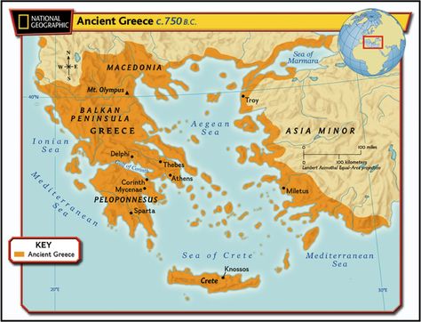 Picture Greece Geography, Maps Wallpaper, Ancient Greece Map, Athens And Sparta, Early Civilizations, Greece Sea, Social Studies Notebook, Ancient Greek City, Greece Map