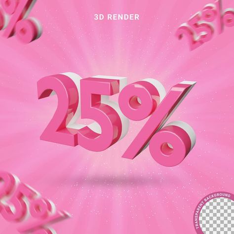 Pink Giveaway Image, 30% Discount Poster, 10% Off Sale Sign Pink, 60% Off Sale Sign, 70% Off Sale Banner, Pink Sale, 3d Text Effect, 3d Text, Text Effect