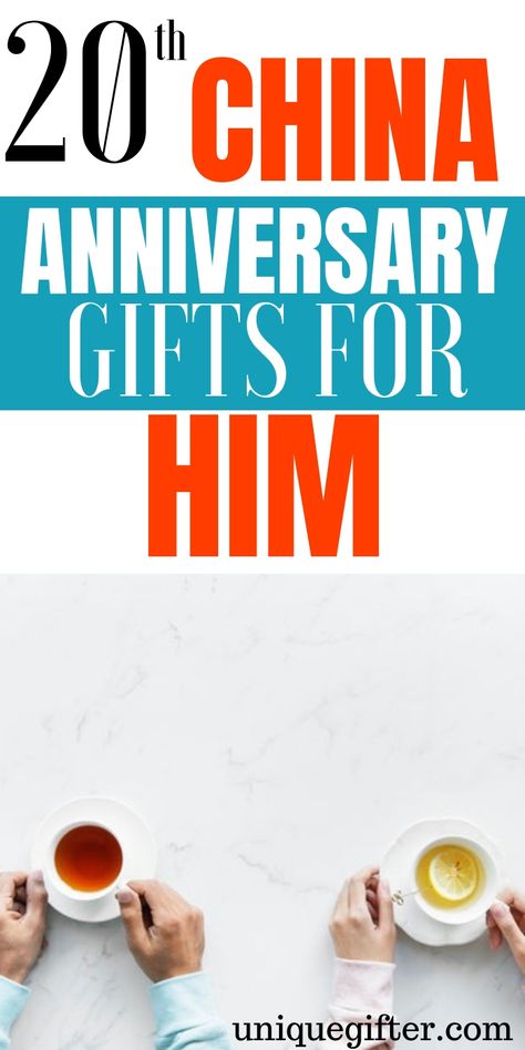 20th China Anniversary Gifts For Him | Presents For Husband | Wedding Anniversary Gifts | 20th Wedding Anniversary | Gifts For Husband | Creative Wedding Anniversary Gifts | Unique Wedding Anniversary Gifts | Thoughtful Husband Gifts | #gifts #giftguide #anniversary #presents #unique Creative Wedding Anniversary Gifts, Presents For Husband, Wedding Anniversary Gifts By Year, 20th Anniversary Ideas, 50 Years Anniversary Gift, 12 Year Anniversary Gifts, Anniversary Gifts By Year, 20 Year Anniversary Gifts, 11 Year Anniversary Gift