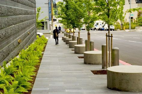 Sidewalks are all about safety and a better quality of life, something that will ultimately enhance the value of our neighborhoods and communities. #iiturbanism Sidewalk Architecture, Sidewalk Design, Sidewalk Landscaping, Street Landscape, Streetscape Design, Urban Design Diagram, Urban Landscape Design, Public Space Design, Landscape Concept