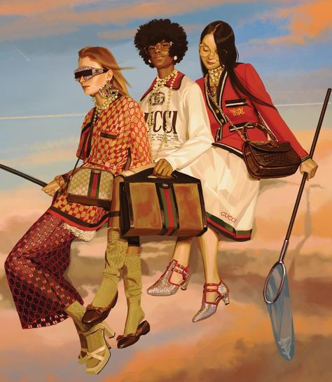 Gucci SS18 campaign | Dazed Ignasi Monreal, Gucci Fashion Show, Gucci Ad, Gucci Campaign, Outfit Essentials, Afrique Art, Gucci Spring, Web Banner Design, Gucci Fashion