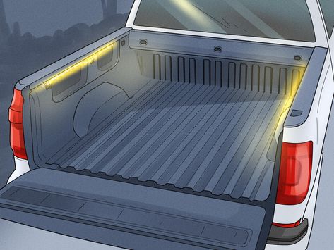 Cool Truck Accessories Chevy, Pickup Truck Bed Ideas, Truck Bed Ideas, Bed Organization, Truck Bed Box, Dodge Ram 1500 Accessories, Silverado Accessories, Truck Bed Drawers, Truck Bed Lights