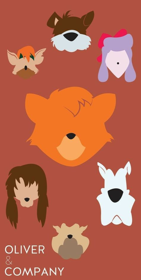 #Oliver_Company (1988) Company Poster, Disney Graduation, Disney Minimalist, Oliver And Co, Disney Silhouettes, Oliver And Company, Disney Wall, Disney Posters, Disney Dogs