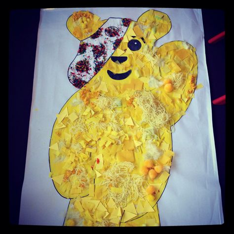 Pudsey Bear Crafts, Children In Need Activities Pudsey, Pudsey Activities, Pudsey Bear Activities Eyfs, Children In Need Activities Eyfs, Sensory Themes, Children In Need Activities, Children In Need Cakes, Pudsey Bear