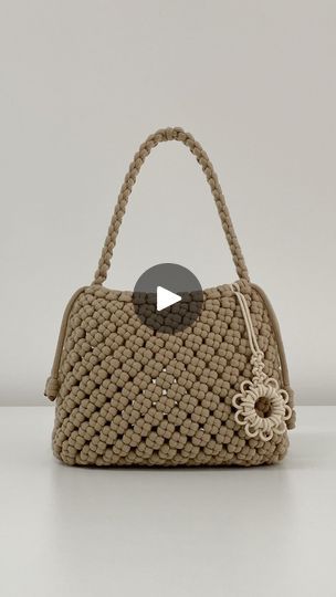 44K views · 8.9K reactions | 💛
-
Macrame tote bag🌿
I made a macrame tote bag
using crown knot.
You can watch the full video 
on my youtube channel!🤩
Please touch the link of the profile~~
-
#렛비 #마크라메 #가방 #토트백 
#왕관매듭 #핸드메이드 
#letbe #macrame #bag #totebag 
#diy #tutorial #handmade
- | LET BE l DIY macrame & weaving | Kylie Odetta · Under the Sun Crown Knot, Macrame Tote Bag, Macrame Bags, Macrame Weaving, Macrame Bag, Diy Macrame, Macrame Diy, Crochet Bags, Crochet Bag