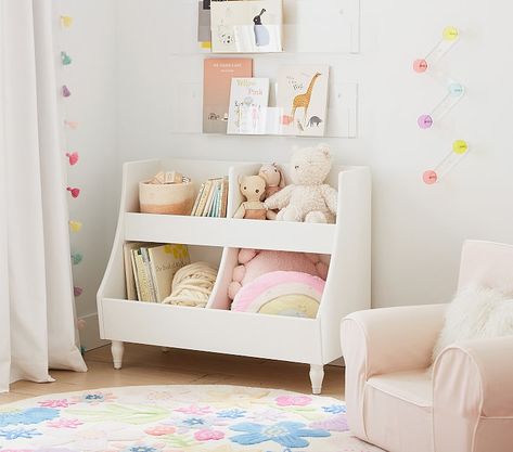 Built In Cubbies, Toy Bin, Toy Bins, Simply White, Old Mattress, Book Organization, Indoor Air, Cubbies, Pottery Barn Kids