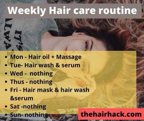 Daily Hair Care Routine Steps, Hair Care Steps In Order, Daily Hair Care Routine For Growth, Daily Haircare Routine, Weekly Hair Care Routine Schedule, Haircare Routine Steps, Smooth Hair Remedies, Weekly Hair Care Routine, Should I Wash My Hair