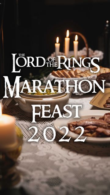 Lotr Movie Marathon Food, Lord Of The Rings Movie Marathon, 2nd Breakfast Hobbit, Lord Of The Rings Meals, Lotr Marathon Food, Lord Of The Rings Marathon Food, Lord Of The Rings Watch Party, Lotr Movie Night, Hobbit Meal Schedule