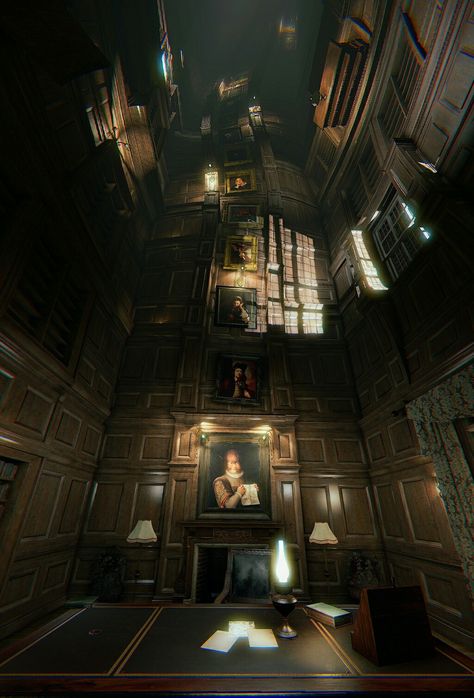 Layers Of Fear Art, Layers Of Fear Aesthetic, Fear Game, Layers Of Fear, Victorian Room, Art Academia, Monster House, Horror Video Games, Survival Horror Game