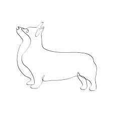 Corgi Outline Tattoo, Corgi Tattoo Minimalist, Embroidering Clothes, Corgi Tattoo, Dog Tattoo, Fine Line Tattoos, Line Tattoos, Mini Tattoos, Dog Mom