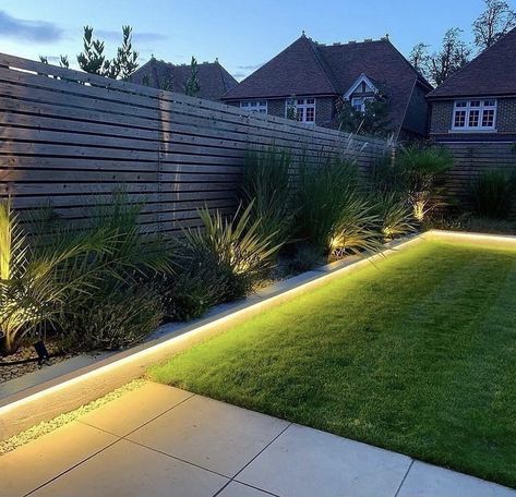 Moderne Have, Modern Backyard Landscaping, Back Garden Design, Easy Landscaping, Patio Garden Design, Backyard Remodel, Modern Backyard, Have Inspiration, Outdoor Gardens Design