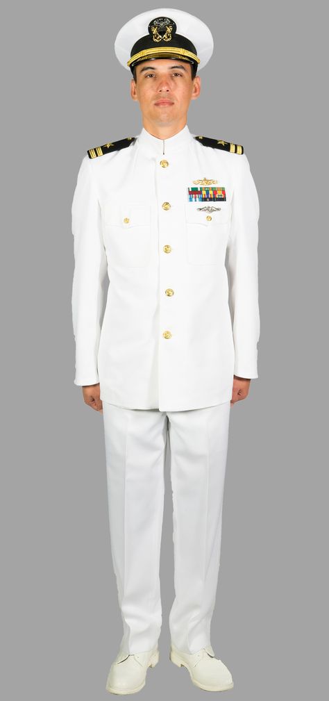 Navy Dress Uniforms, White Uniform, White Dress Outfit, Navy Chief, Below The Knee Dresses, Navy Uniforms, Navy And White Dress, Strapless Prom Dress, White Dress Shoes