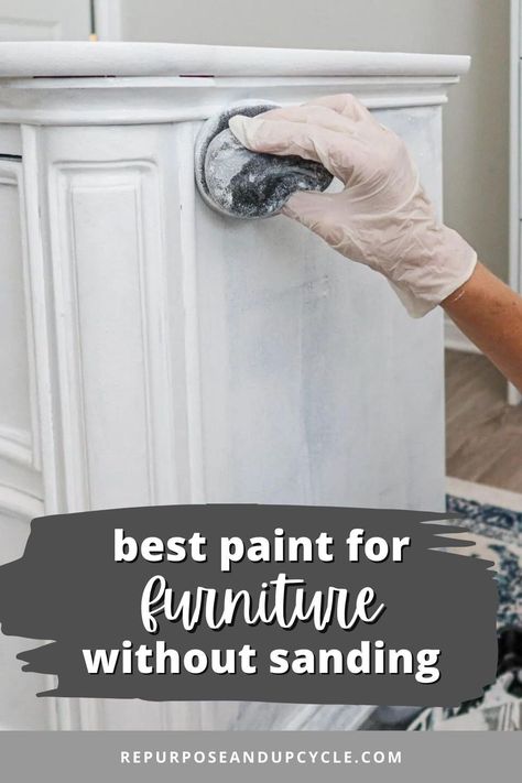 Looking for the best paint for furniture without sanding? Look no more because I’ve detailed the best furniture paints with honest reviews. Best Paint For Painting Furniture, Self Leveling Paint For Furniture, Painting Over Painted Furniture, Best White For Furniture, White Furniture Refurbished, Diy Painting Bedroom Furniture, Rooms With Painted Furniture, Best Paint Finish For Furniture, Chalk Paint Wood Furniture