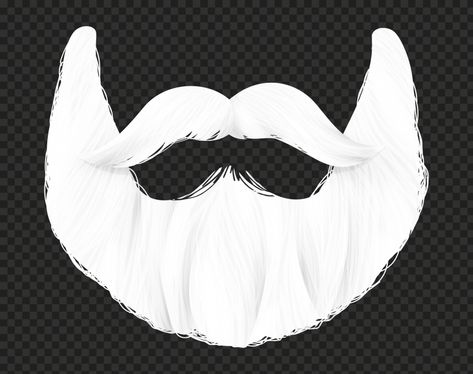 Beard Png, Website Color Palette, Santa Beard, White Beard, Png Text, Free Brush, Neon Glow, Black Silhouette, Tree Shapes