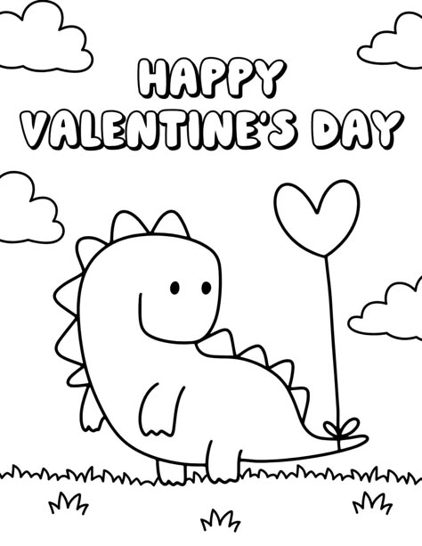 Celebrate Valentine’s Day with these free printable Valentine coloring pages for kids. You will find cute kids coloring pages with Valentine themes that feature cupid, roses, teddy bears, hearts, and much more! Whether you are looking for kids coloring pages for younger children like toddlers or preschoolers, or teens, there are tons of valentine’s day coloring sheets for kids of all ages. February Worksheets, Valentines Pictures, Printable Valentines Coloring Pages, Dino Valentines, Valentines Coloring Pages, Valentine Worksheets, Valentines Activities, Dinosaur Valentines, Printable Valentines Day Cards