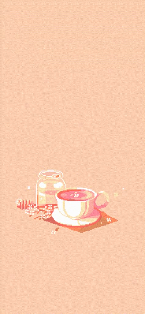 Cozy Pixel Art Wallpaper, Pixel Art Food, Christmas Phone Backgrounds, Tea Wallpaper, Best Wallpaper Hd, Pixel Art Background, Coffee Wallpaper, Christmas Wallpapers, Anime Christmas