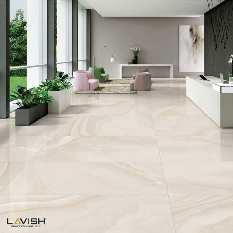 Quality is our first concern ! New One Seamless Rose !! Available in Polished | 80*160 cm Living Room Lighting Design, Wood Floor Colors, Tiles Living Room, Tile Floor Living Room, Doors And Floors, Luxury Tile, Floor Tile Design, Designer Wall, Tiles Wall