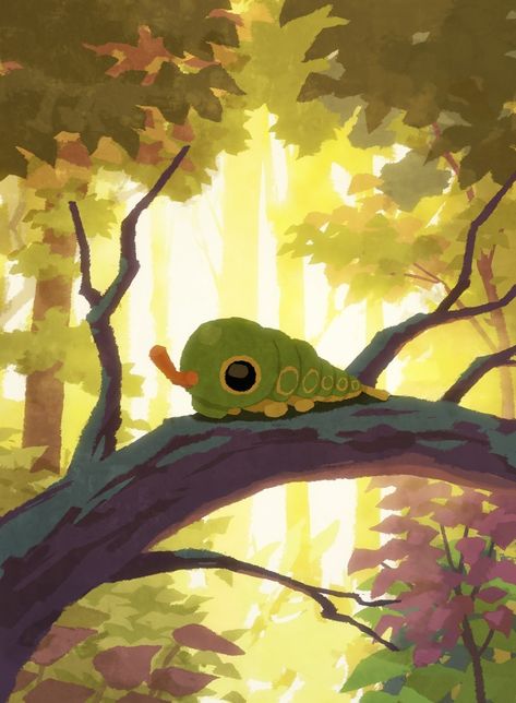 Green Pokemon, Pokemon Painting, Pokemon Backgrounds, Cute Pokemon Pictures, Original Pokemon, Pokemon Drawings, All Pokemon, Pokemon Fan Art, Cool Pokemon