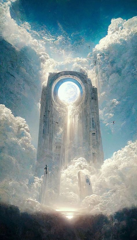 Heaven Wallpaper, Heaven Art, Wallpapers Images, Fantasy Places, Landscape Artwork, Fantasy Art Landscapes, Fantasy Concept Art, Fantasy Aesthetic, Wallpapers Backgrounds