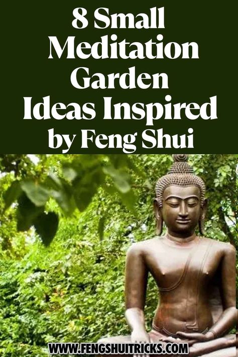 Your garden should be a place for you to relax and chill out. Do you know you can use the basics of feng shui to help you become harmonized with your surroundings? Here are 15 Small Meditation Garden Ideas you can use to apply Buddha In Garden Ideas, Small Meditation Garden, Small Meditation Garden Ideas, Outdoor Buddha Garden, Outdoor Meditation Garden, Small Zen Garden Ideas, Meditation Garden Ideas, Meditation Gardens, Outdoor Meditation Space